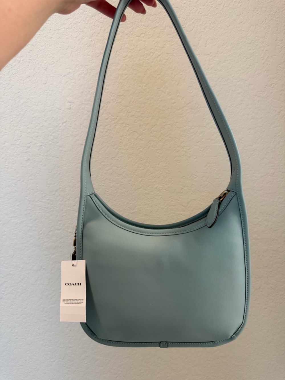 Coach Curve Zip Bag Light Blue Limited Re-edition 1997  NWT